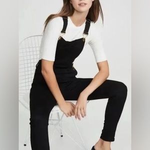 We Wore What  High Rise Skinny Overalls